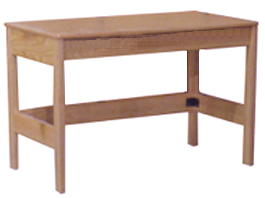 Nittany Open Leg Study Desk w\/Pencil Drawer, 36"W